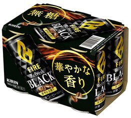 ファイア　リフレッシュブラック　６缶パック