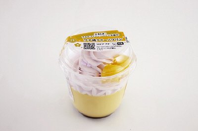 プチ　桃クリームプリン