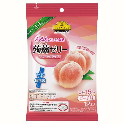 蒟蒻ゼリーピーチ味　スティックタイプ