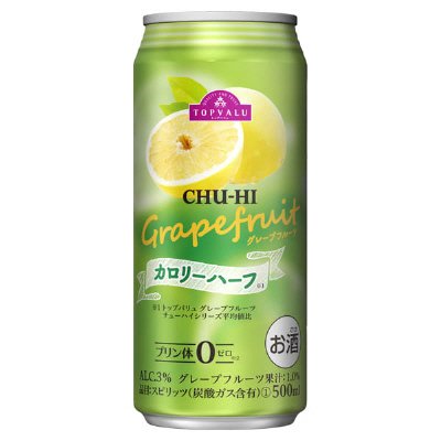 チューハイ　グレープフルーツ　カロリーハーフ