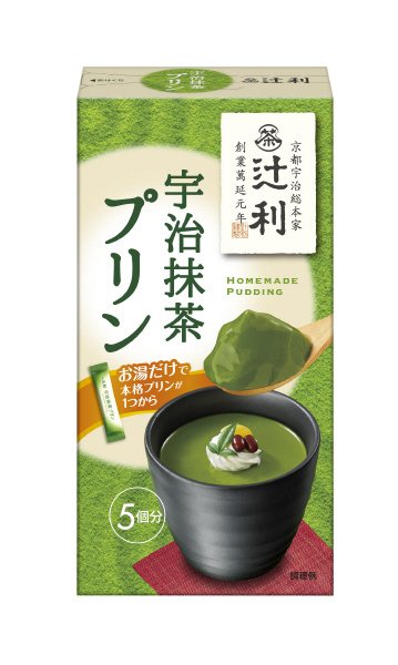 辻利　宇治抹茶プリン