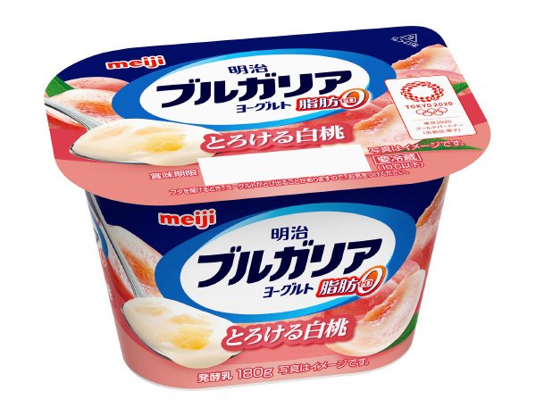 明治ブルガリアヨーグルト脂肪０とろける白桃