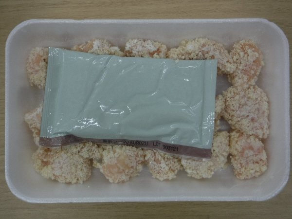 ピーマンを加える鶏ささみ黒酢南蛮炒め用
