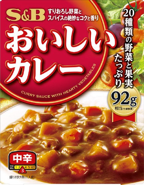 Ｓ＆Ｂ　おいしいカレー中辛