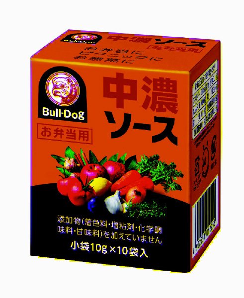 ブルドック中濃ソースお弁当用10ｇ×10