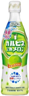 「カルピス」完熟メロン　プラスチックボトル４７０ｍｌ