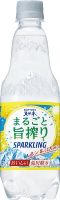 サントリー天然水まるごと旨搾りスパークリングレモン