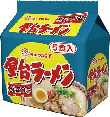 屋台ラーメンとんこつ味５食入パック
