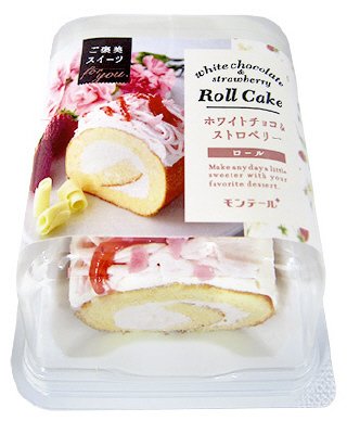 ホワイトチョコ＆ストロベリーロール
