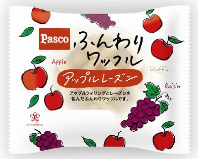 ふんわりワッフルアップルレーズン