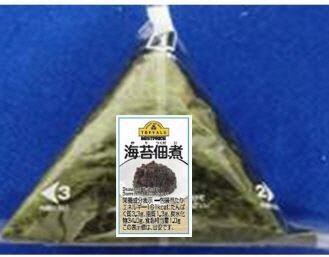 手巻おにぎり　海苔佃煮