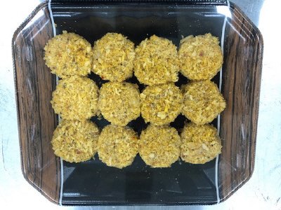 焼くだけ簡単　純輝鶏メンチカツ用（オニオンコンソメ）