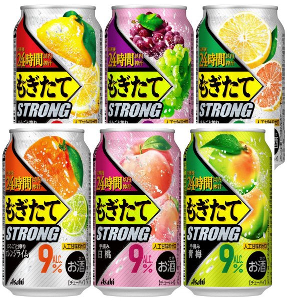 もぎたてＳＴＲＯＮＧ春限定６缶バラエティパック