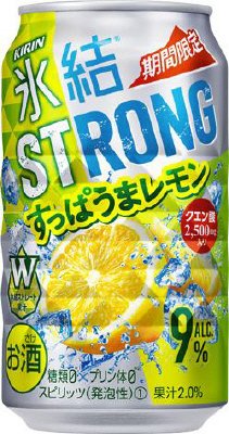 キリン　氷結ストロング　すっぱうまレモン（期間限定）【２０２０年】