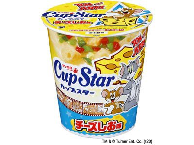 サッポロ一番　カップスター　チーズしお味　トムとジェリー限定パッケージ