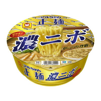 マルちゃん正麺　カップ　濃ニボ（ケース）