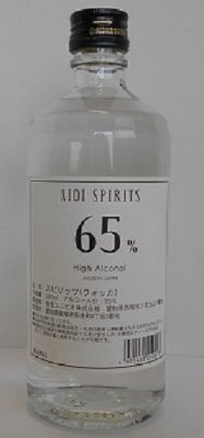 AIOI　SPIRITS　65％　500ｍｌ瓶×12入