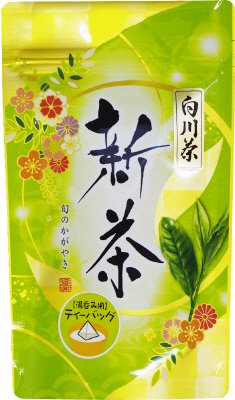 白川新茶ひも付きティーバッグ