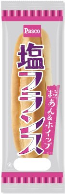 塩フランス粒あん＆ホイップ