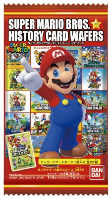 スーパーマリオブラザーズ　ヒストリーカードウエハース