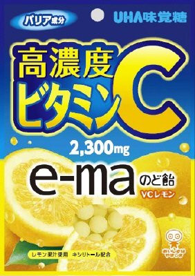 ｅ－ｍａのど飴袋　ＶＣレモン