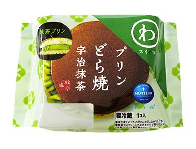プリンどら焼・宇治抹茶