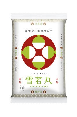 生鮮米　山形県産　雪若丸　２合パック