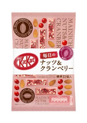 キットカット　毎日のナッツ＆クランベリー