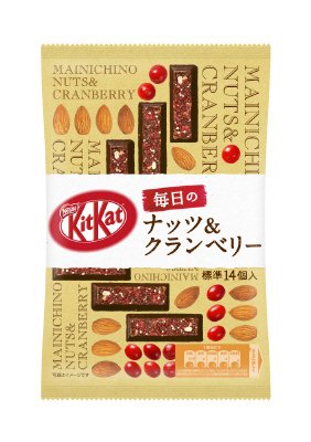 キットカット　毎日のナッツ＆クランベリー