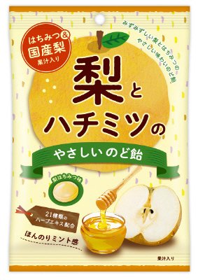 梨とハチミツのやさしいのど飴