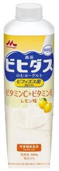 ビヒダスのむヨーグルト脂肪ゼロ ビタミンＣ＋ビタミンE　レモン味