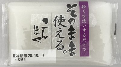 下仁田家そのまま使えるこんにゃく（白）