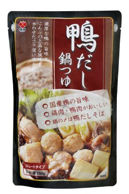 鴨だし鍋つゆストレート　７５０Ｇ