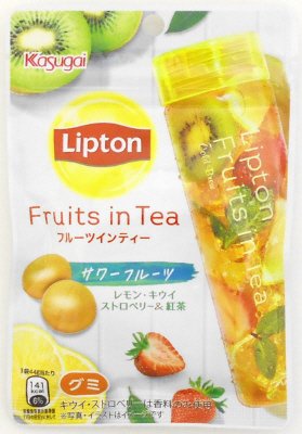 リプトンフルーツインティーグミ　サワーフルーツ（2021年2月末まで）