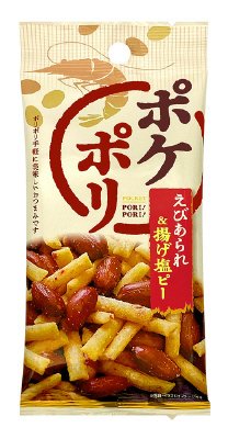 ポケポリ　えびあられ＆揚げ塩ピー