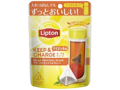 リプトン　キープ＆チャージ　リラックス　オリジナルブレンドティーバッグ　１０袋