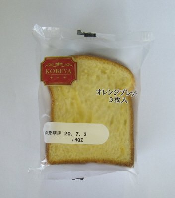 ＫＢＣオレンジブレッド３枚入