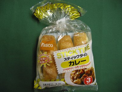 スティックタイム　カレー　３本入