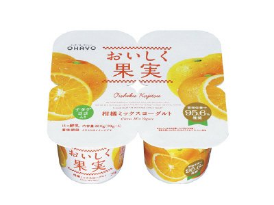 おいしく果実柑橘ミックスヨーグルト