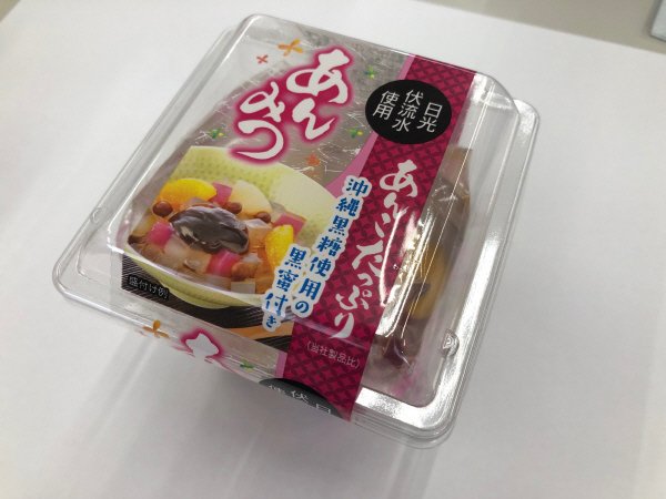 角カップあんみつ黒糖