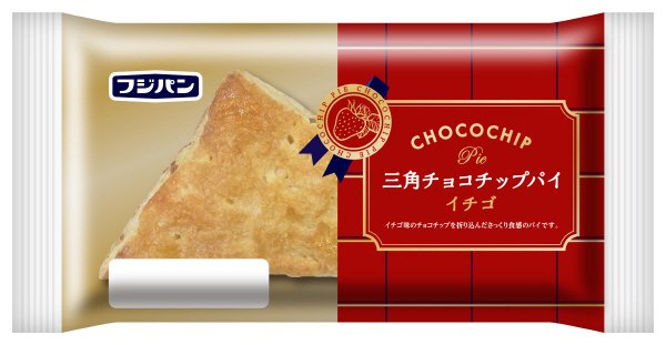 三角チョコチップパイ（イチゴ）