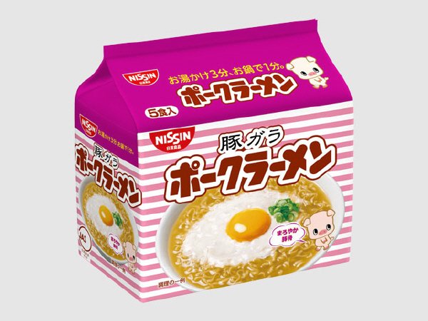 日清ポークラーメン　５食パック
