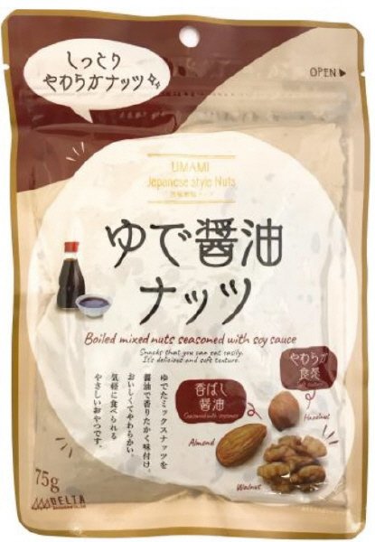 ゆで醤油ナッツ　75g
