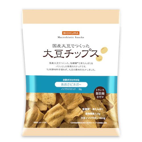 大豆チップス　あおさビネガー