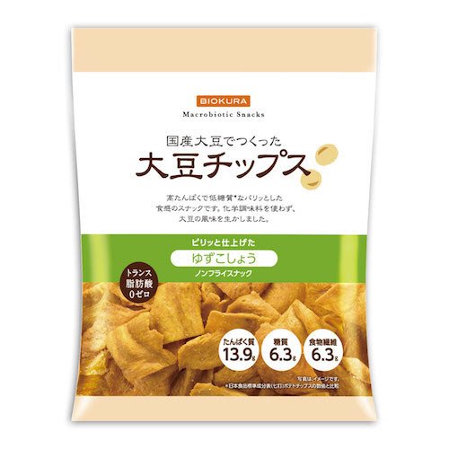 大豆チップス　ゆずこしょう