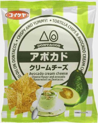 トルティアチップスアボカドクリームチーズ味