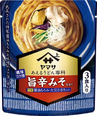 ヤマサあえるうどん専科　旨辛みそ仕立て　3食入