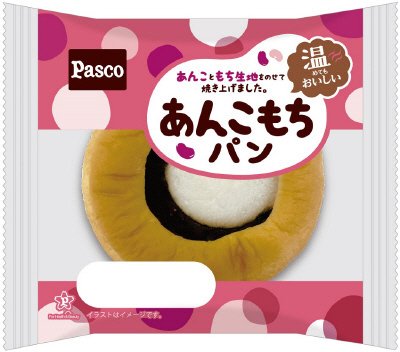 あんこもちパン