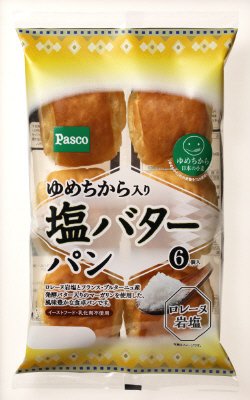 ゆめちから入り塩バターパン6個入
