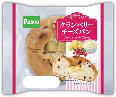 クランベリーチーズパン